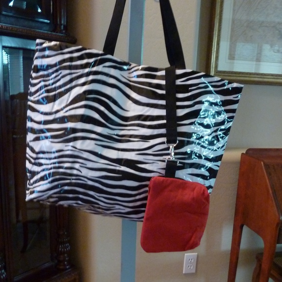 Tote Bag with Removable Clutch New Shopping to Office Versatile - Picture 4 of 8